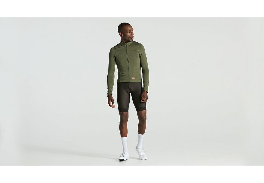 Specialized prime powergrid jersey ls men oak green xs