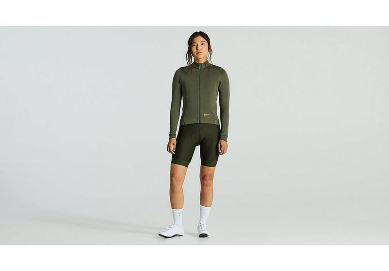 Specialized Prime Powergrid Jersey Ls Wmn Oak Green Xl
