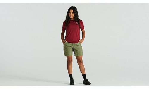 Specialized S/F Riders Hybrid Short Wmn Green 6