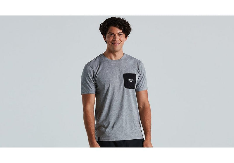 Specialized Pocket Tee Men Charcoal M