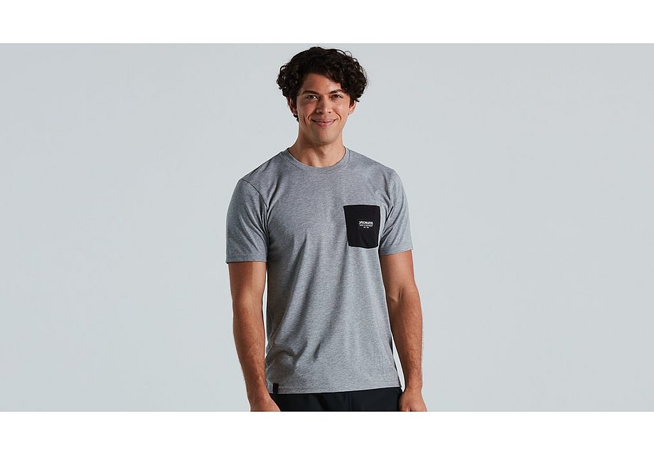 Specialized Pocket Tee Men Charcoal Xxl