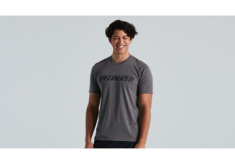 Specialized Wordmark Tee Ss Men Smoke Xl
