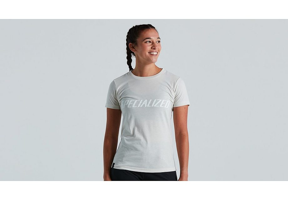 Specialized Wordmark Tee Ss Wmn Dove Grey Xl