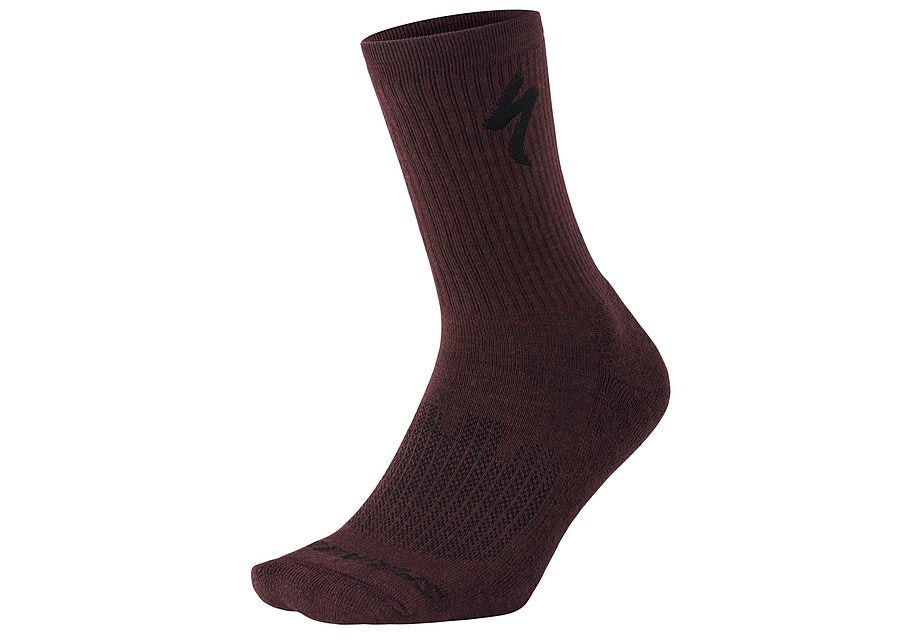 Specialized Merino Midweight Tall Sock Crimson M
