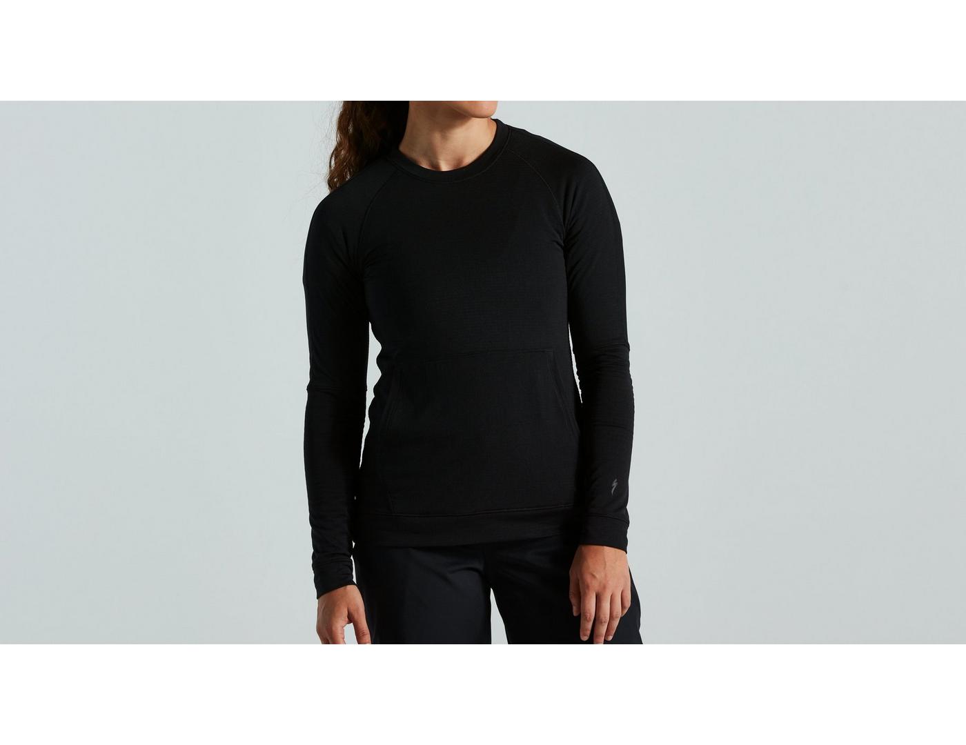 2025 Specialized Trail Powergrid Long Sleeve Womens Jersey - Medium, Black