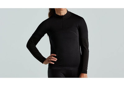 2022 Specialized Prime Powergrid Jersey Long Sleeve Women - Black, Xx-Large