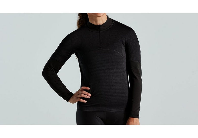 2022 Specialized Prime Powergrid Jersey Long Sleeve Women - Black, Medium