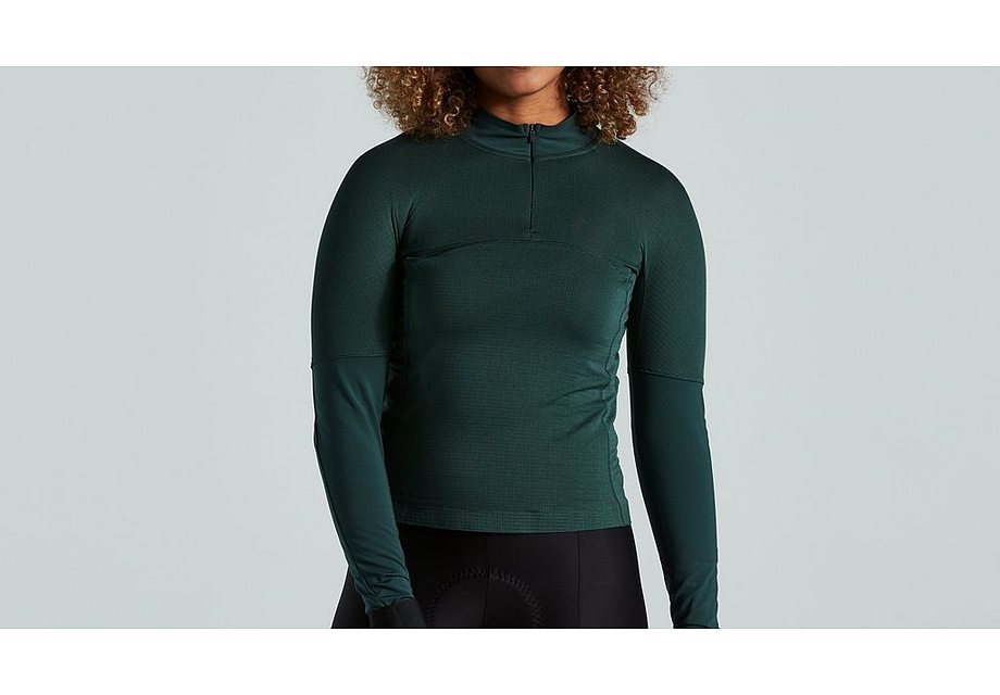 2021 Specialized Prime-Series Thermal Jersey Ls Womens - Xx-Large, Forest Green