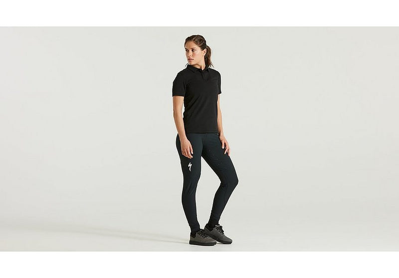 2021 Specialized Legacy Polo Women T-Shirt - Black, X-Small