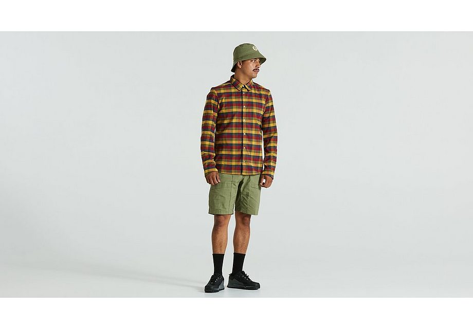 Specialized S/F Riders Flannel Shirt Ls Men Multi Flag Check Xl