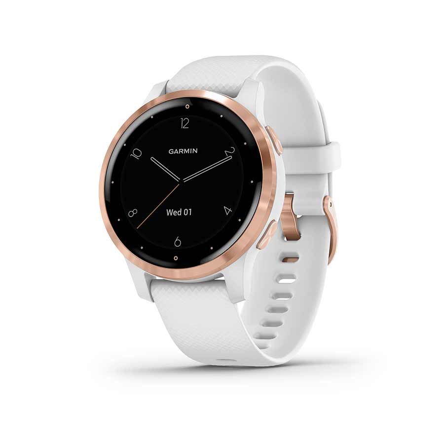 Garmin vivoactive 4S Watch Watch Color: White Wristband: White - Silicone