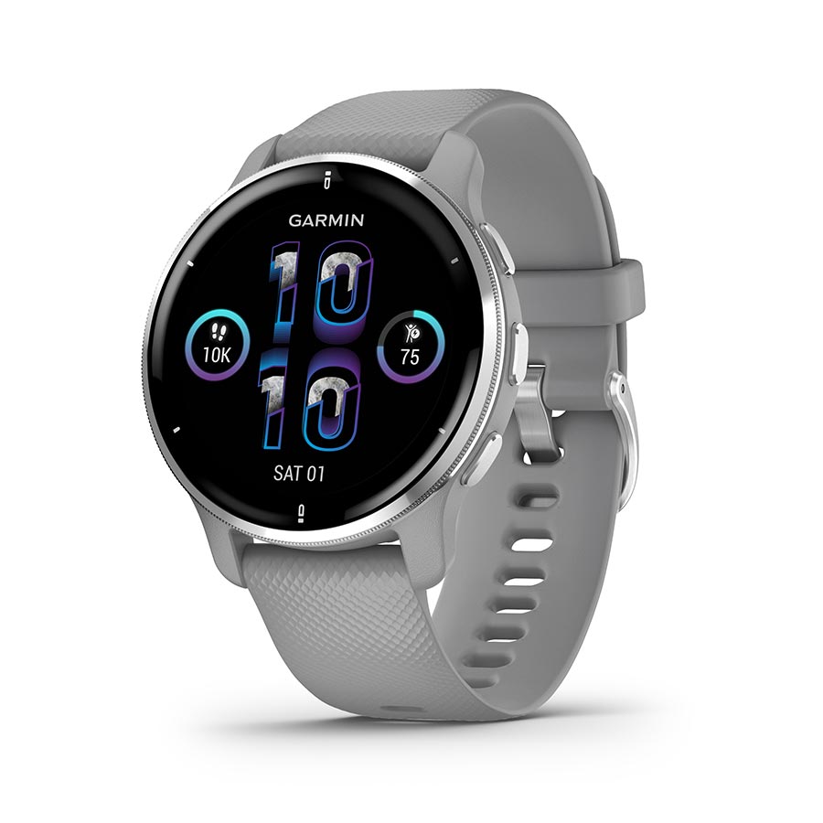 Garmin Venu 2 Plus Watch Watch Color: Grey Wristband: Grey - Silicone
