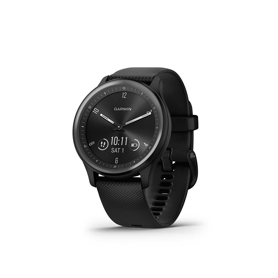 Garmin vivomove Sport Watch Watch Color: Black Wristband: Black - Silicone