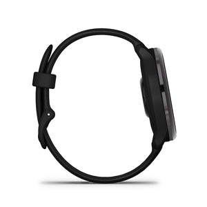 Garmin vivoactive 6 Watch Watch Color: Slate Wristband: Black - Silicone