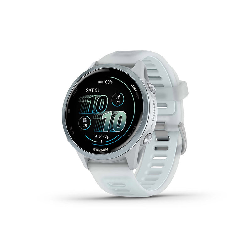 Garmin Forerunner 570 SmartWatch - 42mm Whitestone/Cloud Blue