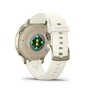 Garmin Venu 4 41mm Watch Watch Color: Lunar Gold Wristband: Bone - Silicone