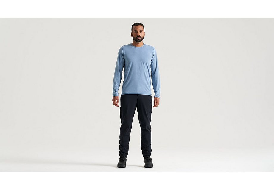 2025 Specialized Traction Tee Long Sleeve Men Jersey - Glacial, Xx-Large