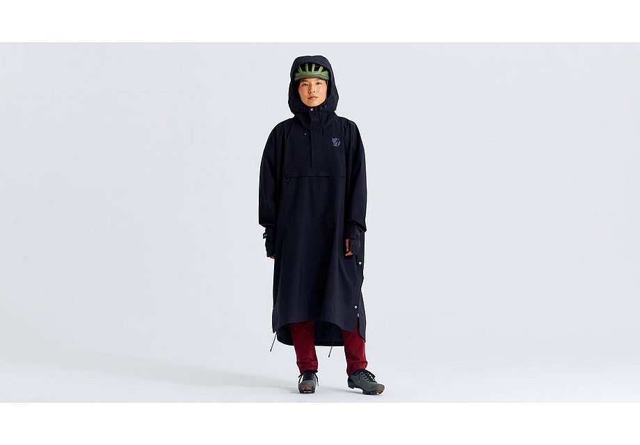 Specialized S/F Rain Poncho Jacket Black L/Xl – Pro Bike Supply