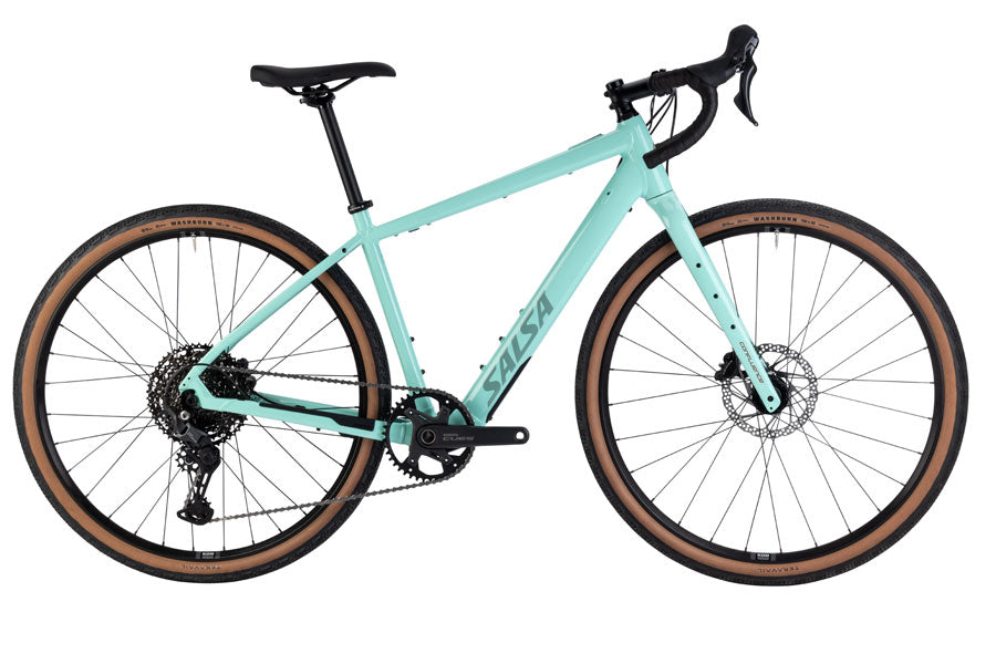 Salsa Confluence Drop Bar Cues 11 eBike - 700c Aluminum Spearmint Green 60cm