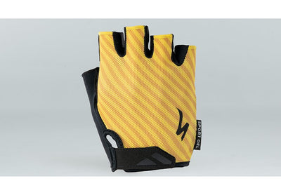 Specialized Bg Sport Gel Glove Sf Brassy Yellow Stripe L