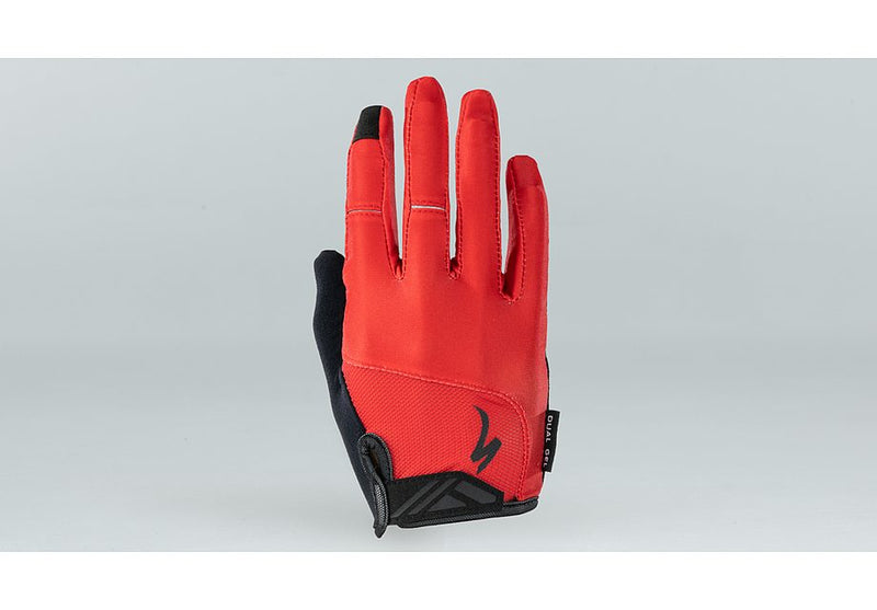 Specialized bg dual gel glove lf red s