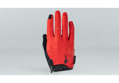 Specialized bg dual gel glove lf red l