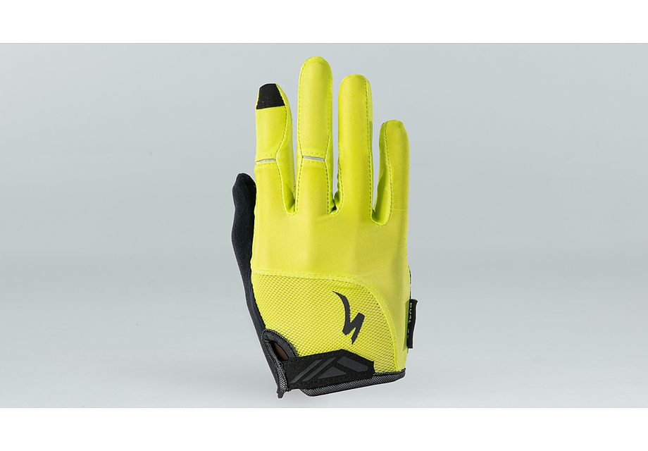 Specialized bg dual gel glove lf wmn hyper green s