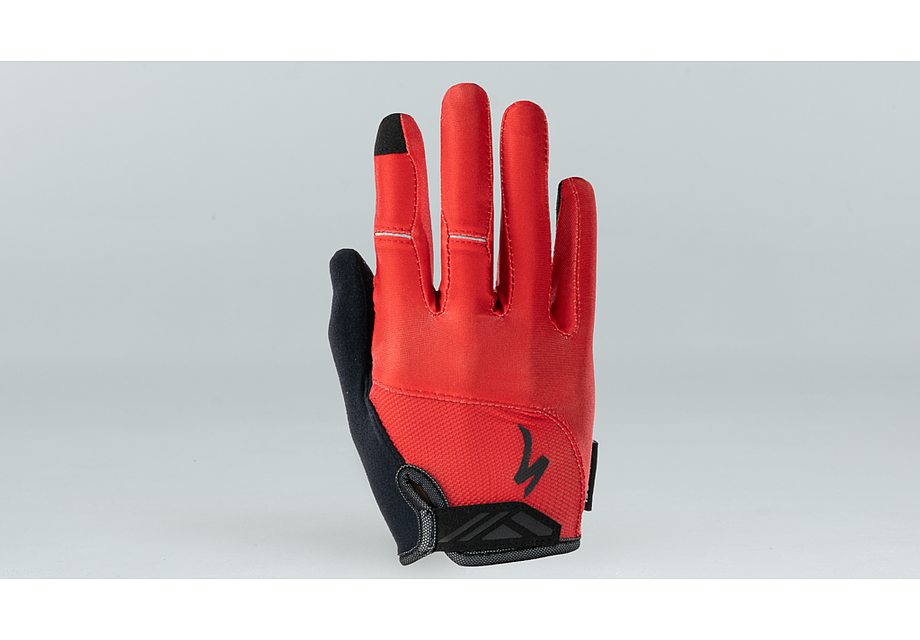 Specialized bg dual gel glove lf wmn red m