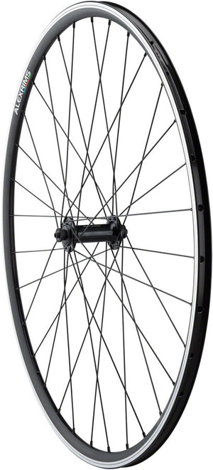 Quality Wheels Tiagra/DA22 Front Wheel - 700 QR x 100mm Rim Brake BLK Clincher 32H
