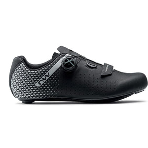 Northwave Core Plus 2 Wide Road Shoes Black/Silver 46