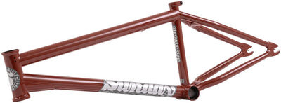 Sunday Silvawave BMX Frame - 20.75" TT Gloss Dark Brick Red