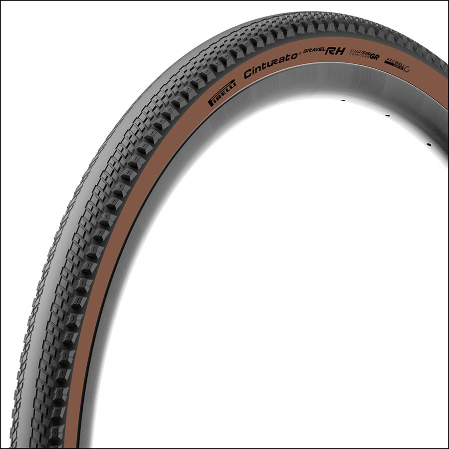 Pirelli Cinturato Gravel RH HP-Line Gravel Tire 700x45C Folding Tubeless Ready SmartEVO GR ProWALL Gravel 120TPI Tanwall