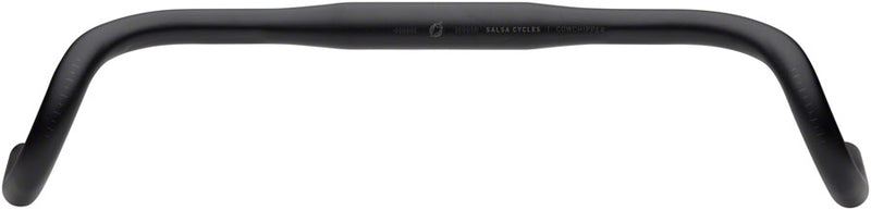 Salsa Cowchipper Drop Handlebar - 31.8mm Clamp 52cm Width Aluminum Black