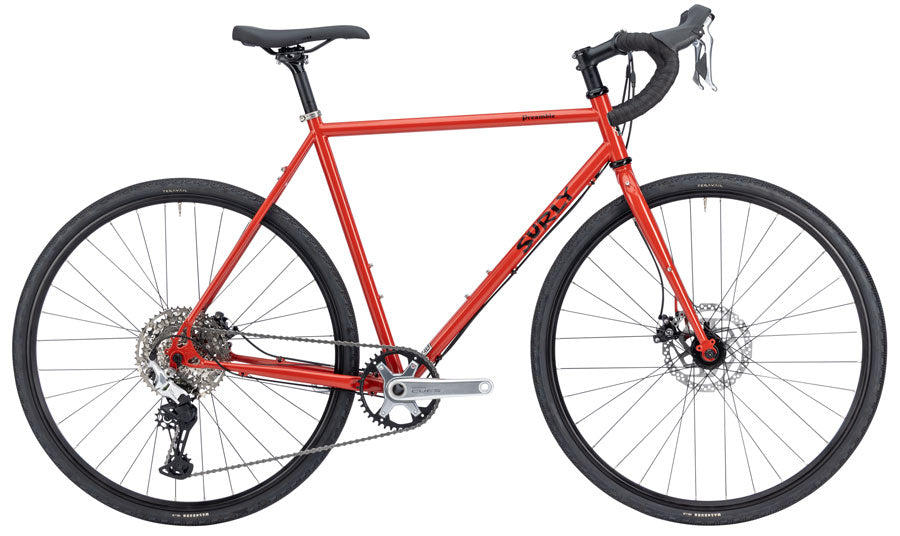 Surly Preamble Drop Bar Bike - 700c Steel Red Hot Cheddar Medium