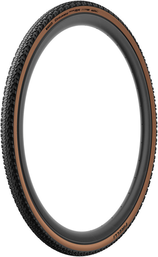 Pirelli Cinturato Gravel RM Tire - 700 x 45 Tubeless Folding Classic Tan SmartEVO GR ProWALL Gravel High Performance