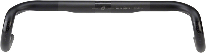Salsa Cowbell Carbon Drop Handlebar - 31.8mm Clamp 46cm Width Carbon Black
