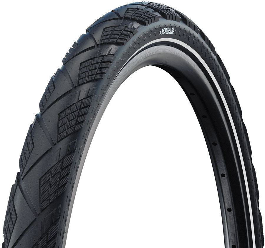 Schwalbe Marathon Efficiency Pro Tire - 26 x 2.15 Tubeless Folding BLK/Reflex Pro V-Guard Addix Race E-50