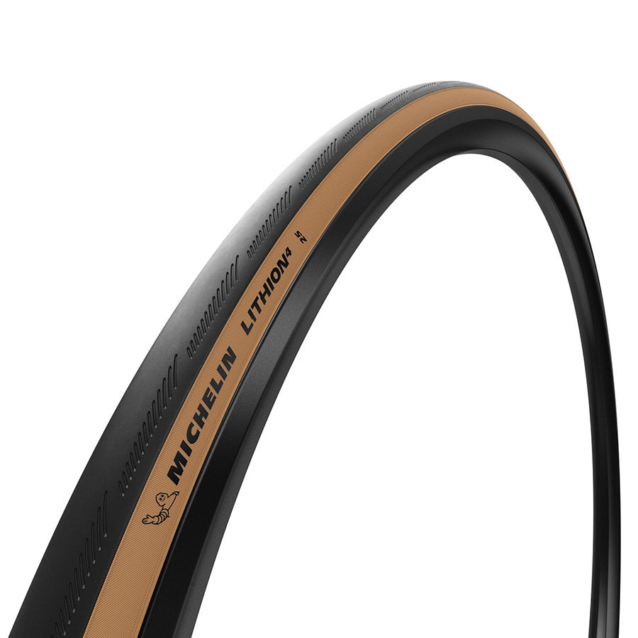 Michelin Lithion 4 Classic TS Road Tire 700x25C Folding Clincher MAGI-X Tanwall