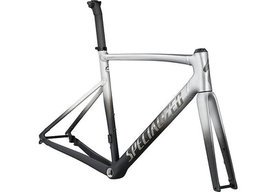 Specialized allez sprint frmset raw aluminum - black fade/black chrome 49