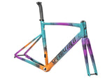 Specialized allez sprint frmset gloss ink technique/lagoon blue, purple orchid, orange tint/midnight shadow 49