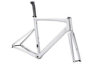 Specialized allez sprint frmset satin silver dust/gloss transparent decals 58