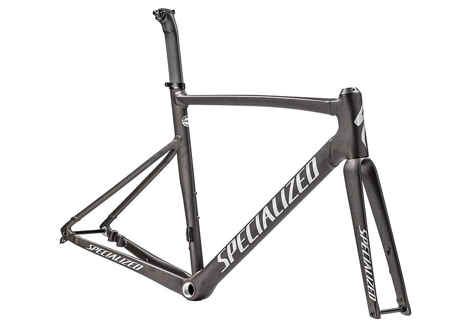 Specialized allez sprint frmset satin metallic dark navy + rusted red granite/gloss silver dust 61