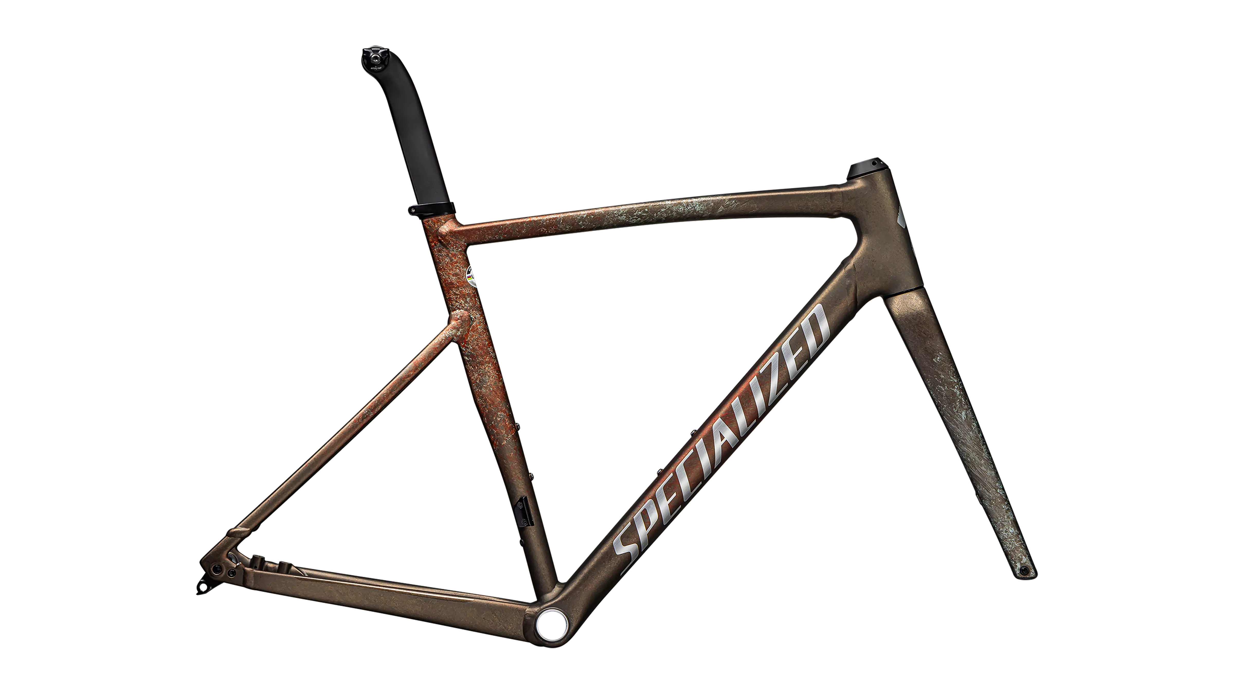 Specialized Allez Sprint Frmset Copper Multicolor Blurred Impasto / Brushed Liquid Metal 52