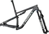 Specialized epic S-Works frmset satin carbon / color run blue murano pearl / gloss chrome foil logos xl