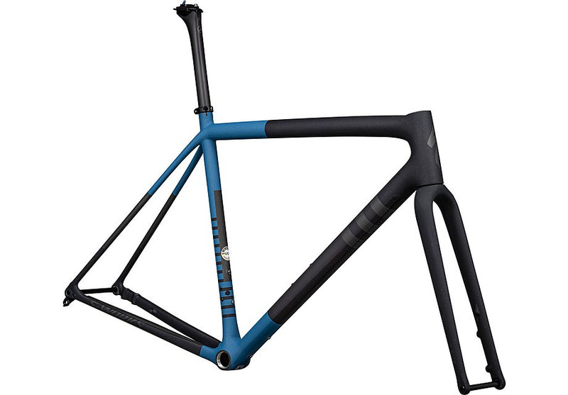 Specialized crux S-Works frmset satin metallic dark navy/mystic blue/midnight shadow metallic speckle 52