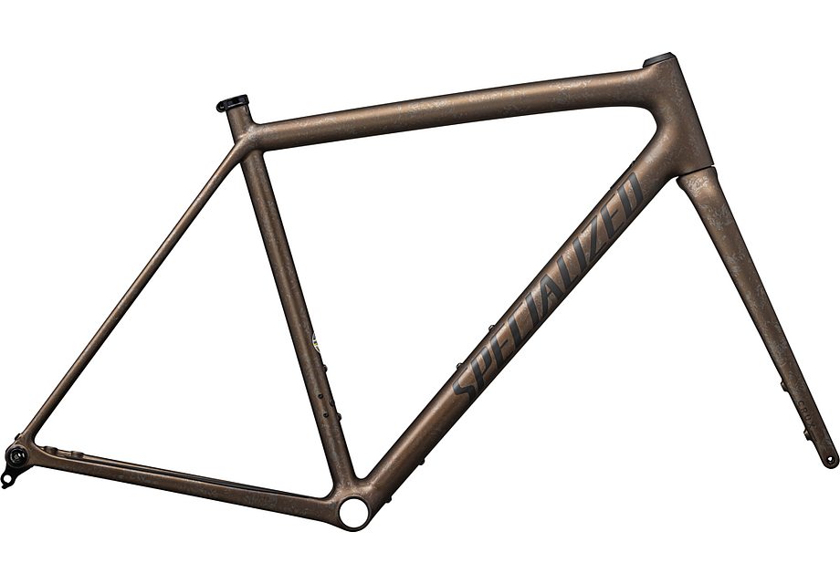Specialized crux 10r frmset burnt gold metallic/black pearl dry impasto/obsidian 58
