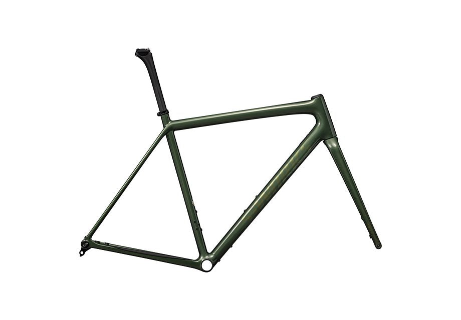 Specialized crux S-Works frmset gloss cypress metallic / viavi gold to silver pearl 56