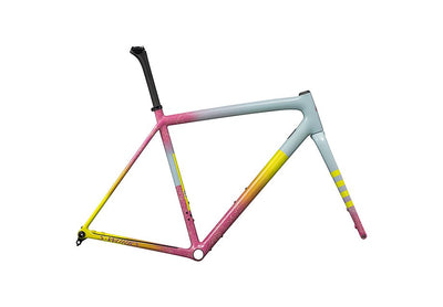 Specialized crux S-Works frmset gloss sea foam/rebel pink dry impasto/ion metallic/cast lilac 58