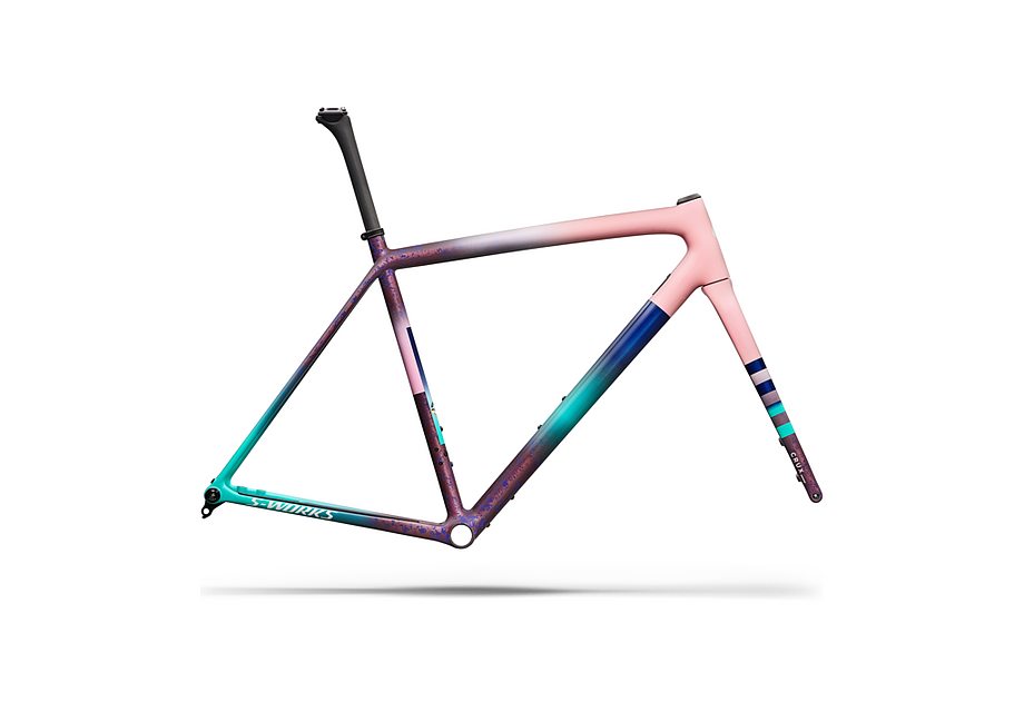 Specialized Crux S-Works Frameset Desert Rose/Quartz/Purple Haze/Majesty Blue/Lagoon Blue/Metallic White 56