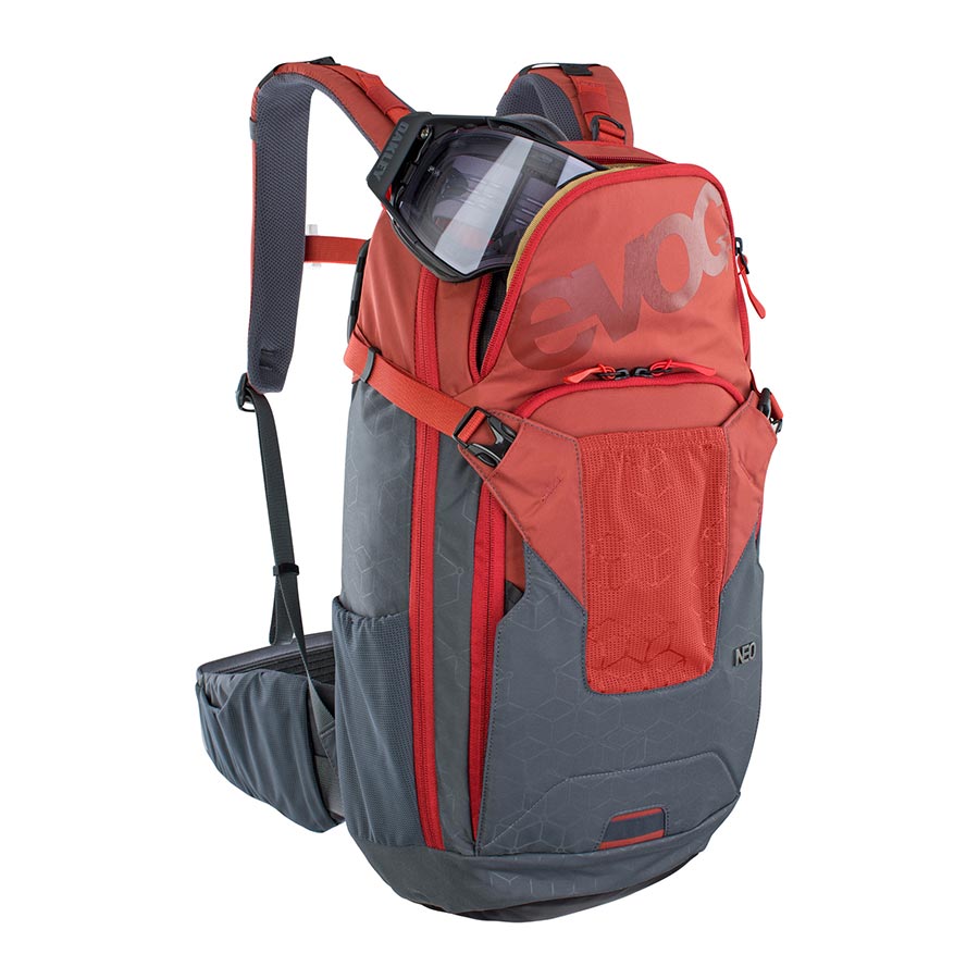 EVOC Neo Protector backpack 16L Chili Red/Carbon grey SM